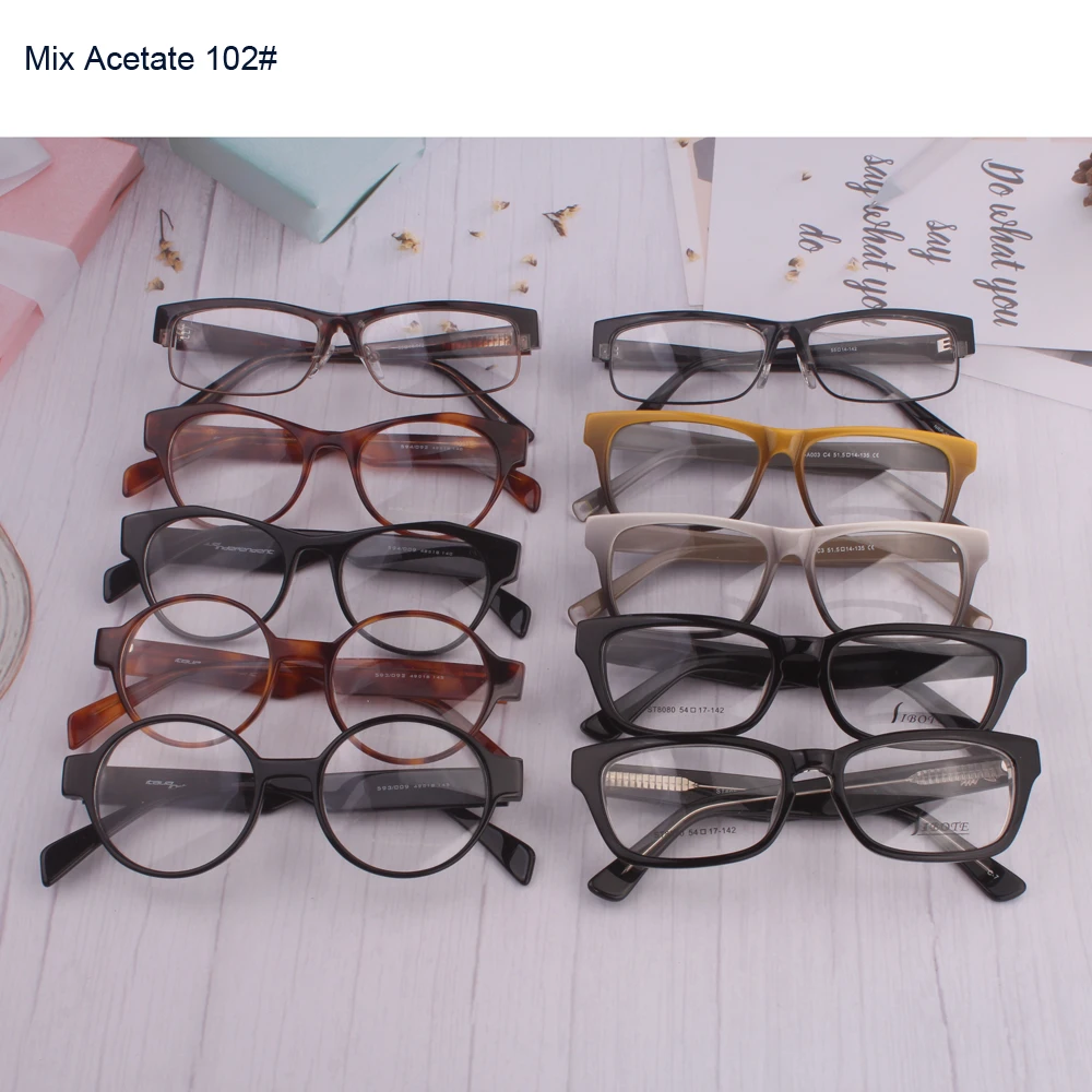 

Wholesale promotion Round glasses men Cat eye glasses women Rectangle glasses frames butterfly shape lentes opticos para mujer