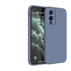 Premium Liquid Silicone Protective Case with Camera Guard and Straight Edge Design for Oneplus 7 Pro (GRAY)