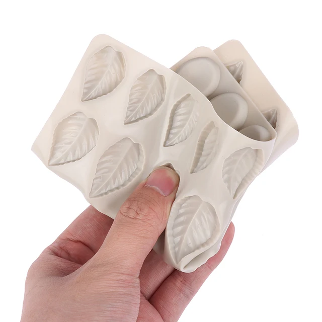 미니 잎 모양 실리콘 몰드로 베이킹과 크래프트 향상
