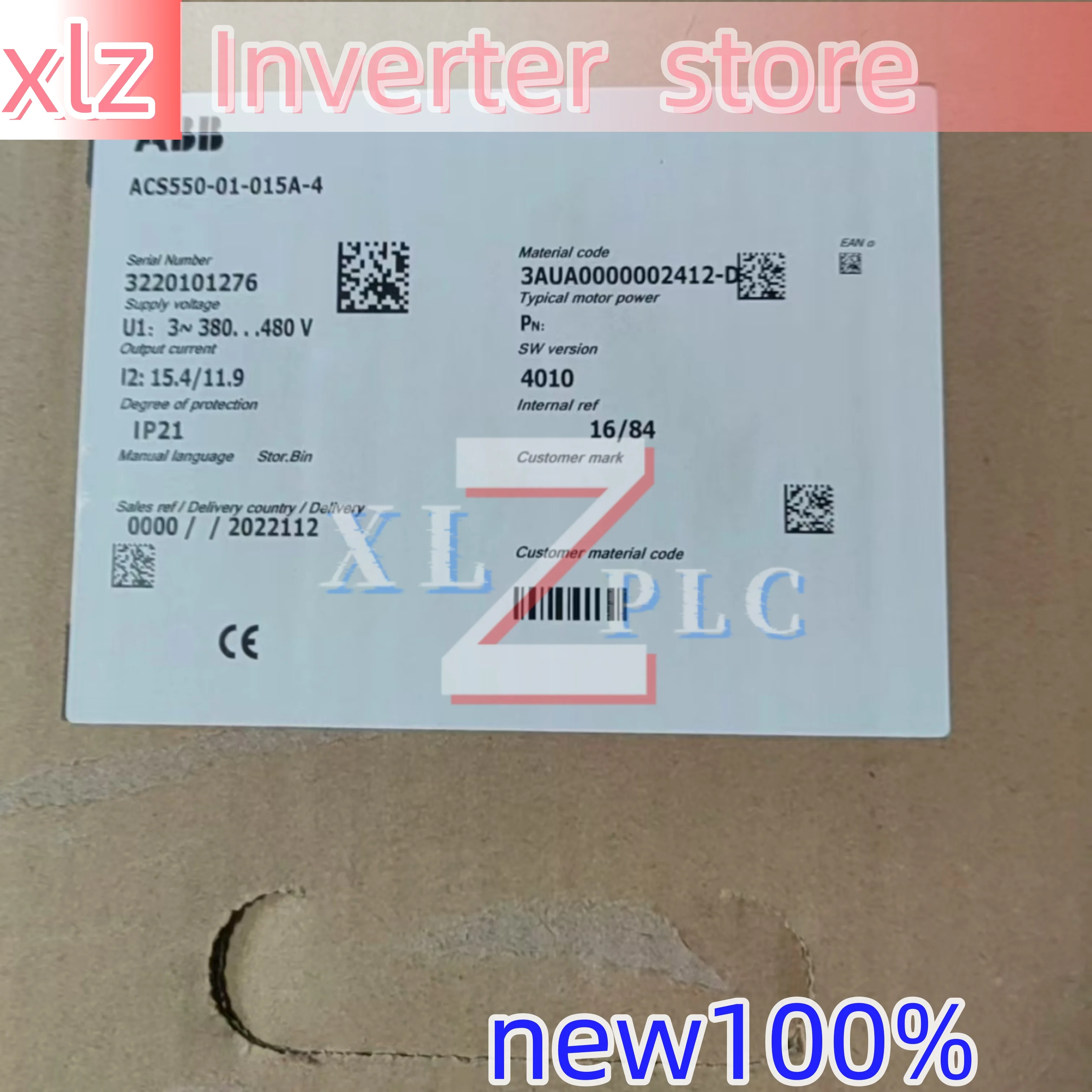 신제품 ACS550-01-015A-4 주파수 변환기 빠른 배송 ACS550-01-023A-4 인버터
