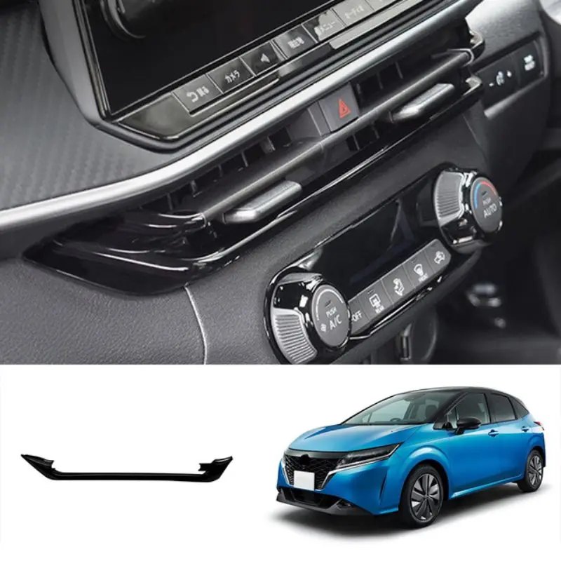 

Центральная решетка из углеродного волокна для Nissan note E13 2020-2022, решетка вентиляционного отверстия среднего переменного тока, аксессуары