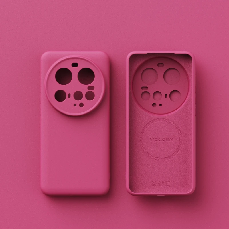 Magnetic MagSafe Solid Color Phone Case with Camera Protection