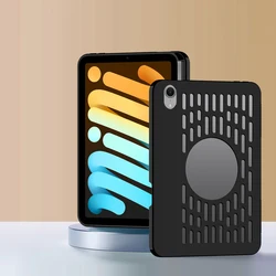 Soft Silicone TPU Heat Dissipation Shell Back Cover - iPad Mini 6 2021 (Black)