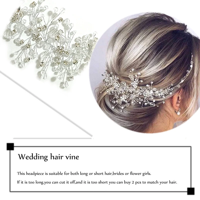 Hair Accessory Pearl Hairpins Hair Headdress Jewelry Accessories Bridal Headwear Hair Comb Hair Band Crown Pearl Crystal Wedding Hair Combs Hair Accessories for Bridal Flower Headpiece Headbands Women Bride Ornaments Jewelry