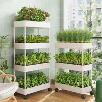 3/4 Layer Kitchen Gap Storage Rack White Freestanding Multilayer Rolling Utility Mobile Cart Bathroom Slim Slide Organizer Shelf 2