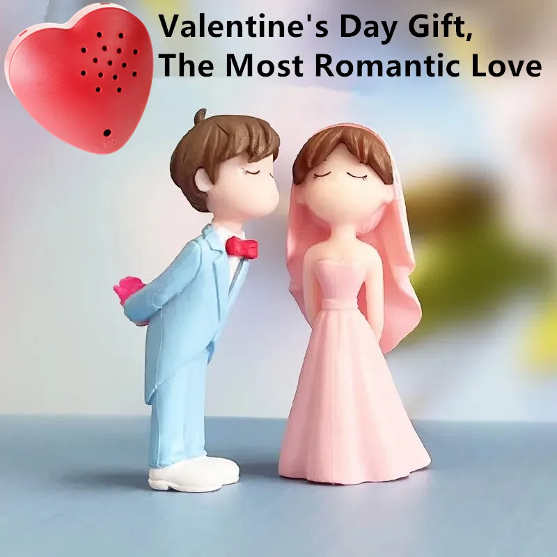

2024 Valentine's Day Gift 30 seconds Voice Recorder Message Voice Box For Women Collar Goth Valentine's Day Weeding Lover Gift