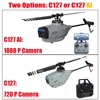 RC ERA C127 AI Mini Brushless FPV with HD Camera Professional 4ch RC Helicopter Single Paddle Without Ailerons for Adult 6