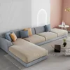 Super Soft Velvet Sofa Seat Cushion Cover For Living Room Thick Plush Sofa Covers Stretch L Shape Corner Armchair Sofa Slipcover 2