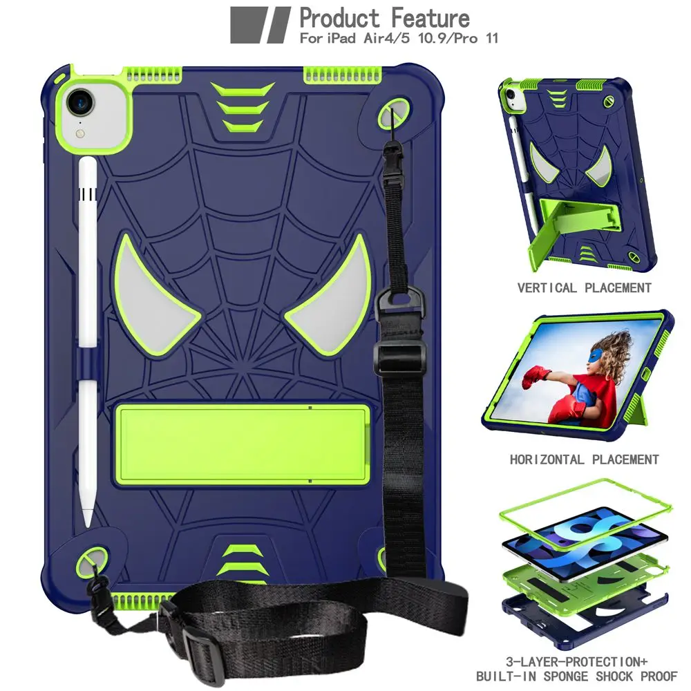 Per Ipad Pro 11 Custodia Per Tablet Full Body Cover Per Bambini Custodia Per Ipad Air 5 Custodia Per Ipad Air 5Th Generation Case 11 Pollici