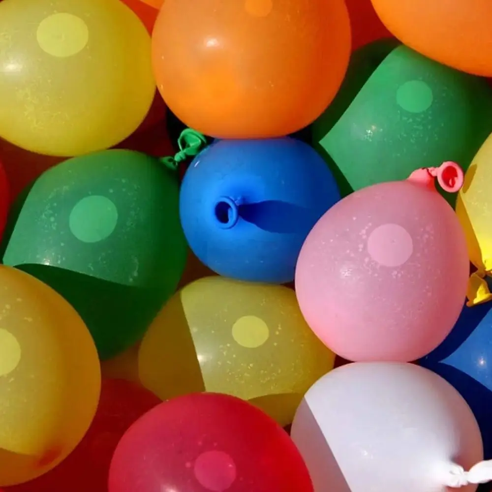 Plastic Water Balloon Pump Automatic knotting Outdoor Toy Balloons Sand Pool Water Toys Portable Outdoor Fun Water Filler Kit 2