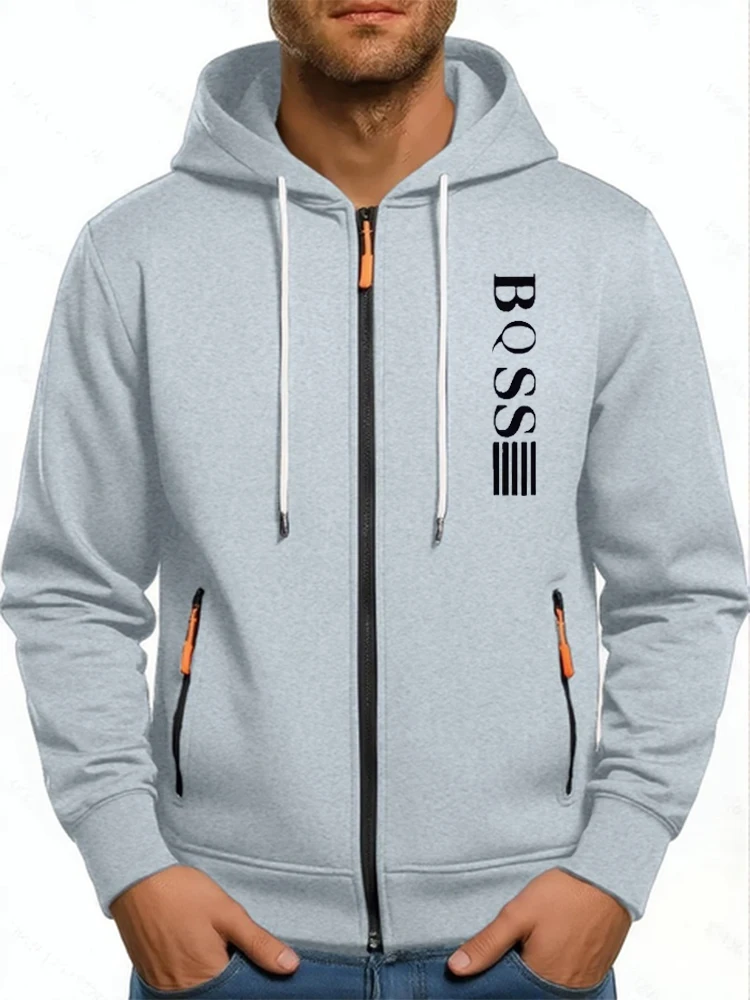 الرجال هوديي سترة الشارع الشهير كم طويل بلوزات سست...