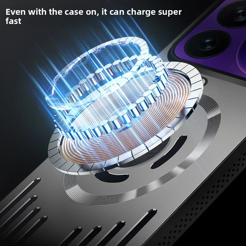 Xiaomi Mi 17 Pro Max Heat Dissipation Magnetic Wireless Charging Protective Metal Case