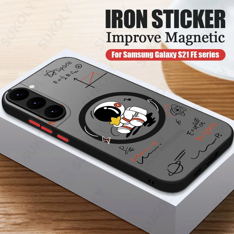 Magnetic For Magsafe Astronaut Case For Samsung Galaxy S23 S22 thumbnail 6