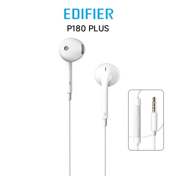 Edifier P180 Plus Auricolari cablati Auricolari da 3,5 mm Controllo linea AUX Chiamata telefonica chiara con microfono