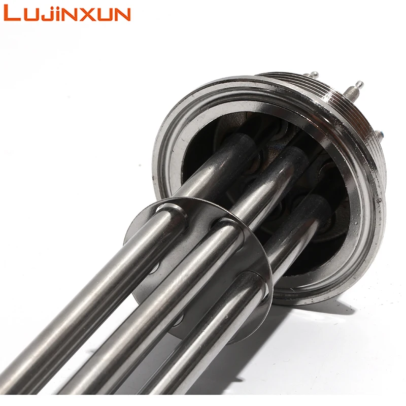 Lujinxun Heating Element 2Tri Clamp 64mm Flange 3KW 4.5KW 6KW 9KW 12KW  SUS304 Immersion Water Heater 220V 380V for Moonshine - AliExpress