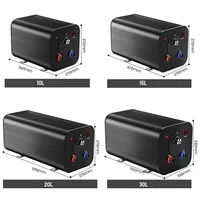 Chauffe-eau électrique pour camping-car, caravane, bateau, douche, réservoir de stockage de 10L, 15L, 20L, 30L, 12V CC, 220V CA 3