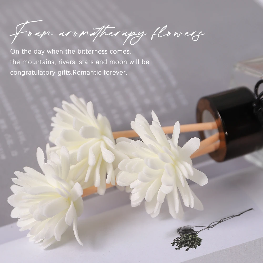 11,5/50pcs weiße künstliche Blumen cm gefälschte Blumen Hochzeits dekoration Garten Home Room Dekor DIY Geschenke Sammelalbum Zubehör – Detail 12