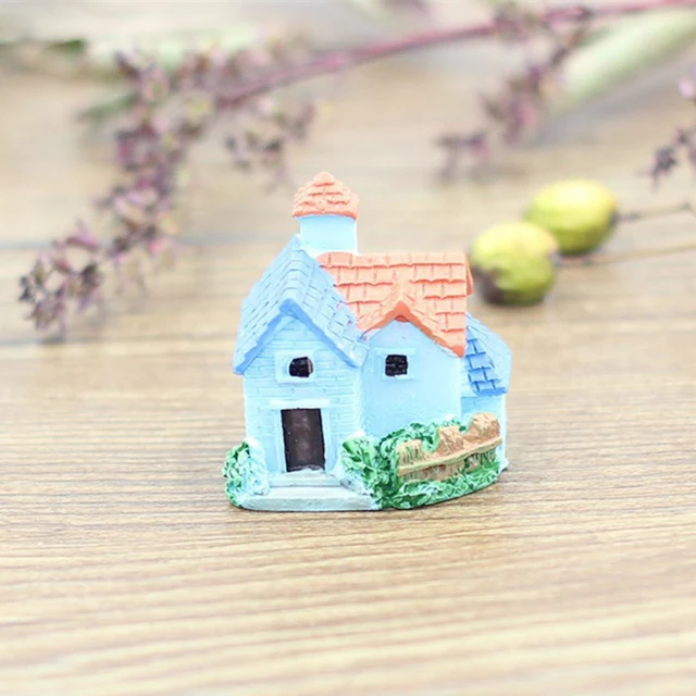 distillatie Geladen Zuidelijk Miniatuur Villa Vintage Kleine Stenen Huis Micro Landschap Decoratie  Materiaal Diy Bonsai Model Action Figures Speelgoed Home Decor - AliExpress