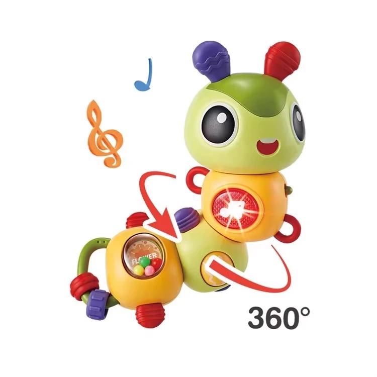 Baby Musical Sensory Toys for Babies 6-12 Months Infant Toddler Sound and Light Interactive Toy Rattles Motor Skill Toys for Kid - 4