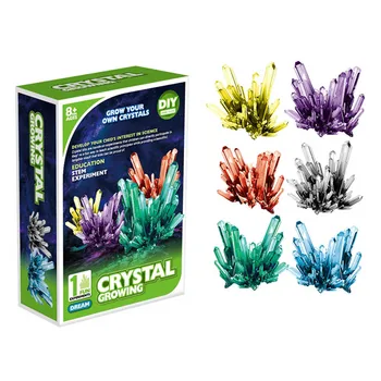 어린이 크리스탈 성장 키트, 십대 소년용 DIY 과학 실험 장난감, 마술 재미있는 크리스탈 교육, 흥미를 자극합니다 #40