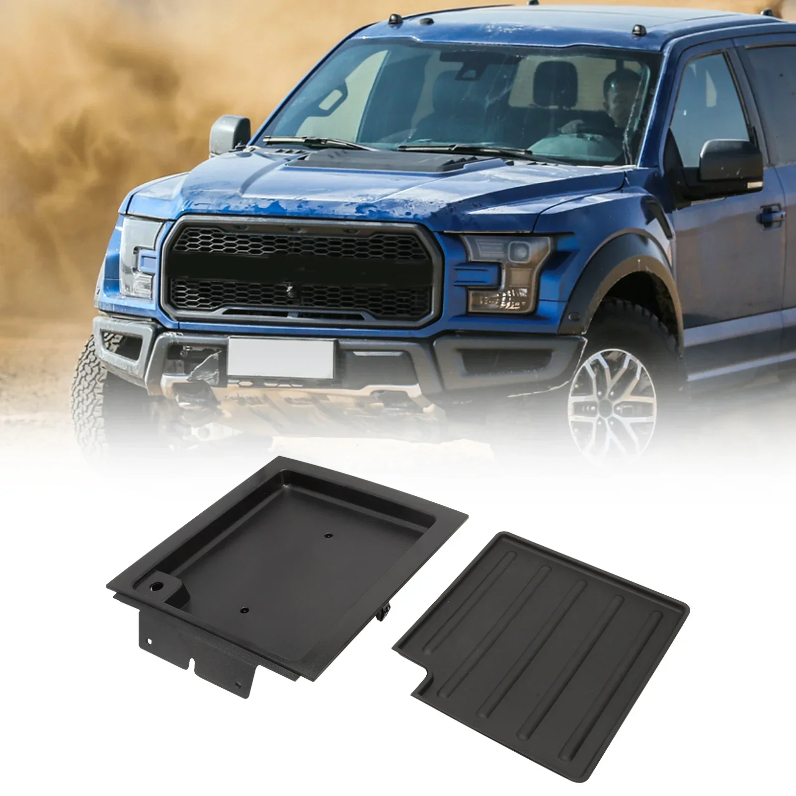 Dash Upper Center Bezel Panel Trim Tray Black 4L3Z-15042A82-AAA For Ford F150 2004-2008 4L3Z-15045G34-AAB 4L34-15044A92