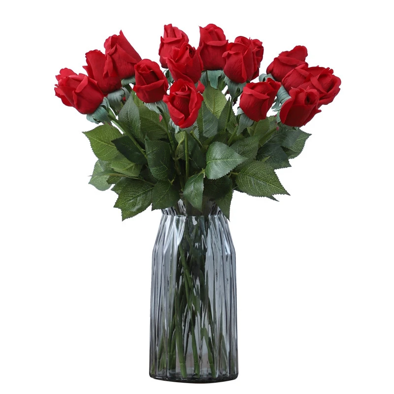 Real Touch Artificial Flowers Real Touch Roses Branch Real Touch