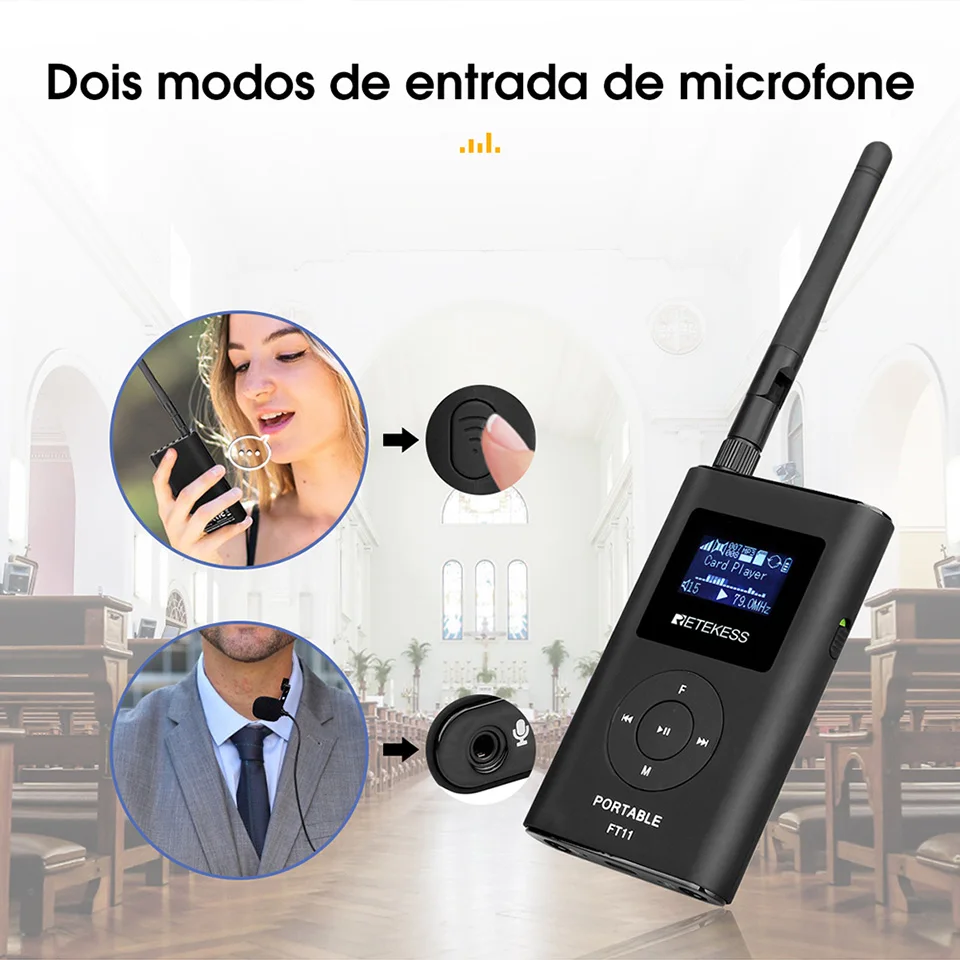 Sem Fio, Receptor De Rádio FM, Tour