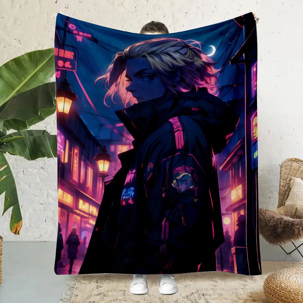 Hot Anime Tokyo Revengers Printed Blanket Picnic Blankets Warm Blanket Soft and Comfortable Blanket Home Travel Birthday Gift 6