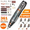 21000rpm USB Cordless Rotary Tool Dremel Mini Drill Engraving Pen Electric USB Mini Wireless Drill with Accessories DIY Set 1
