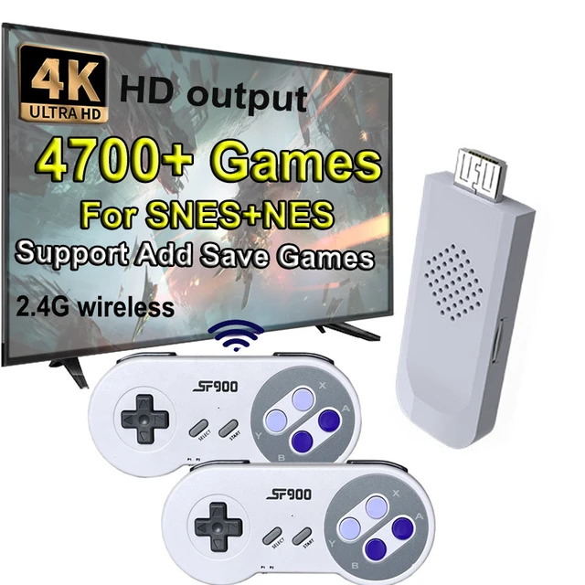 Video Game BigBox 12mil Jogos So Ligar Na Tv + 2 Controles modelo Super  Nintendo