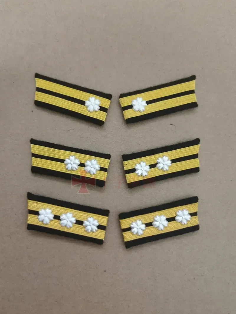 tomwang2012.Reproduction WW2 WWII Japanese Navy Lieutenant Uniform Collar Rank Bar Military War Japan