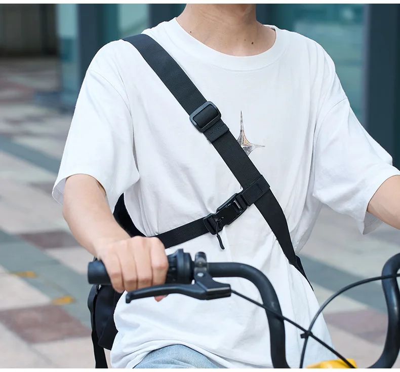 Multifunktionales diagonales Hängeseil für den Außenbereich mit verstellbarer Länge und erweiterbarem Einzelschulter-Crossbody-Rucksackgurt. – Detail 2