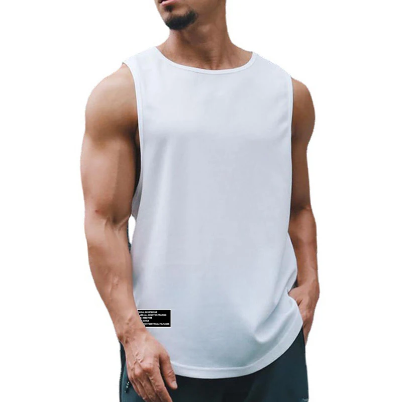 

New Mens Quick Dry Workout Mesh Casual Tank Top Fitness Fashion Singlets Clothing Training Sleeveless Sports Undershirt