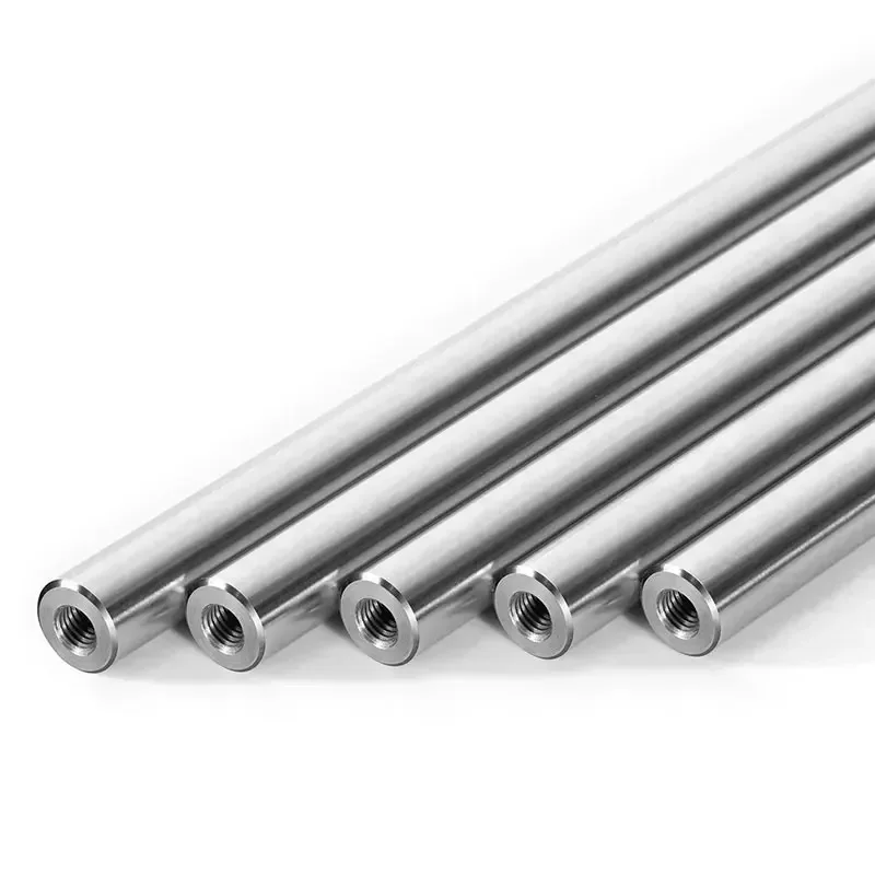 Linear shaft OD6/8/10/12/16/20mm Length100-550mm M3/M5/M6 thread hole depth 8-16mm Chromed Harden Rod
