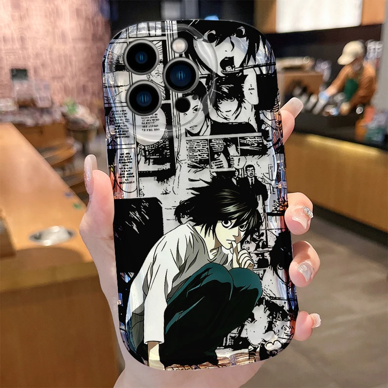 Japanese Manga D-Death N-Note L·Lawliet Themed Silicone Soft Case Cover
