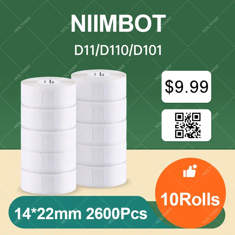 Niimbot D11 печатная этикетка лента D110 Водонепроницаемая устойчивая к разрыву жира