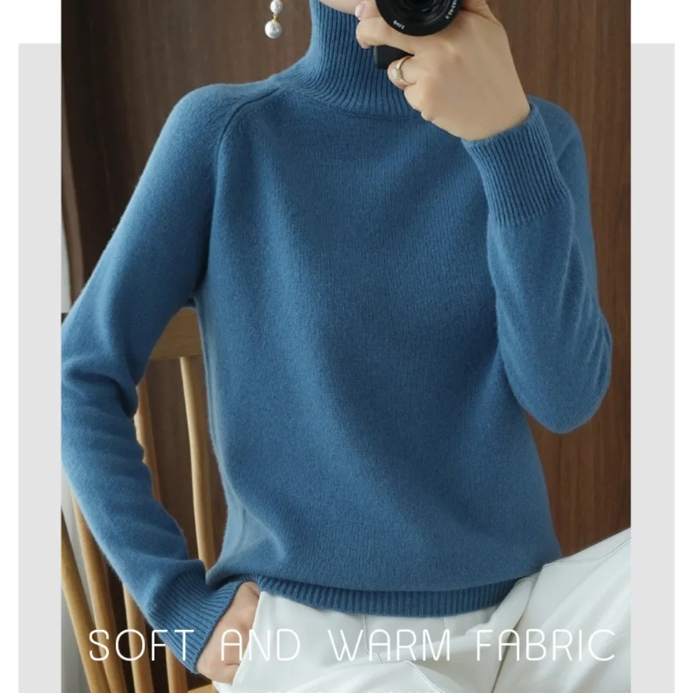 

Slim Women's Sweater Comfort Sweaters Turtleneck Pullover Sweater High-quality Warmth Spring Autumn Women Sweater Pullovers