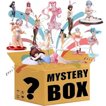 

Lucky Mystery Boxes Anime Figure Re:Life In A Different World From Zero Rem Boak Hancock Model More Toys Random Lovely Girl