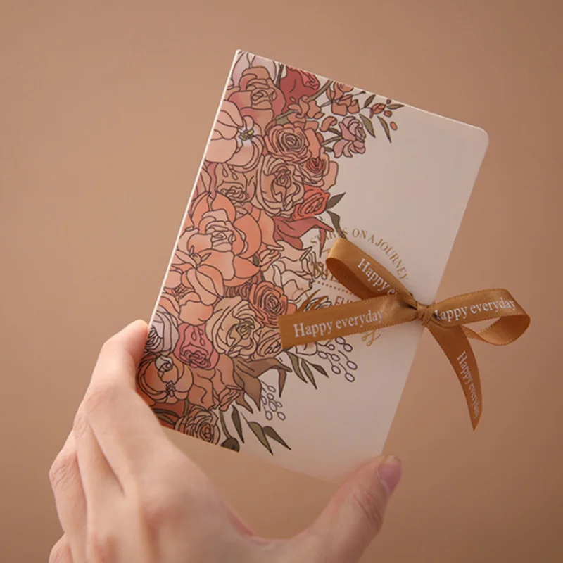 창의적인 책 모양 웨딩 캔디 박스, 장미 패턴 초콜릿 선물 상자, 손님용 리본 레이스 업 선물 포장 박스, 5 개, 신제품