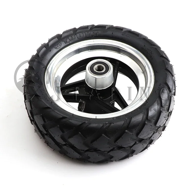 80/60-6 Tubeless Tire With Disc Brake Hub For Curuss R10 FLJ C11/T11 Electric Scooter Bicycle Mini Kibe ATV 10 inch Wheels