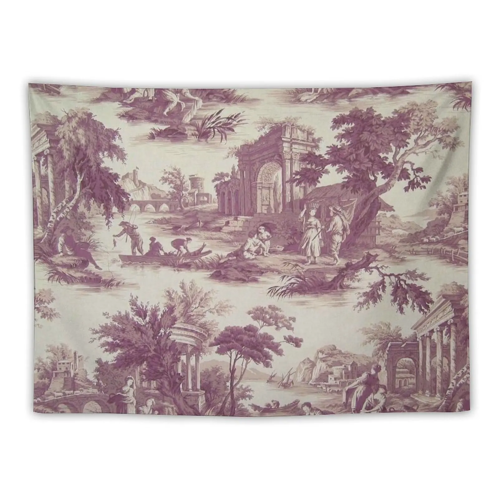 

Antique Canvas of Jouy Tapestry Home Decorations Decoration For Bedroom Tapestry