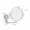 Wall Mounted Foldable Extending Arm Bathroom Mirror with Swivel Suction Double Sided for Cosmetic Makeup No Drill Required 5