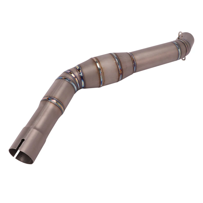 Titanium Alloy For CFMOTO NK400 NK650 NK 400 650 Motorcycle Exhaust Mid Middle Link Pipe Modify 51MM Muffler Escape Moto Slip On - Image 4