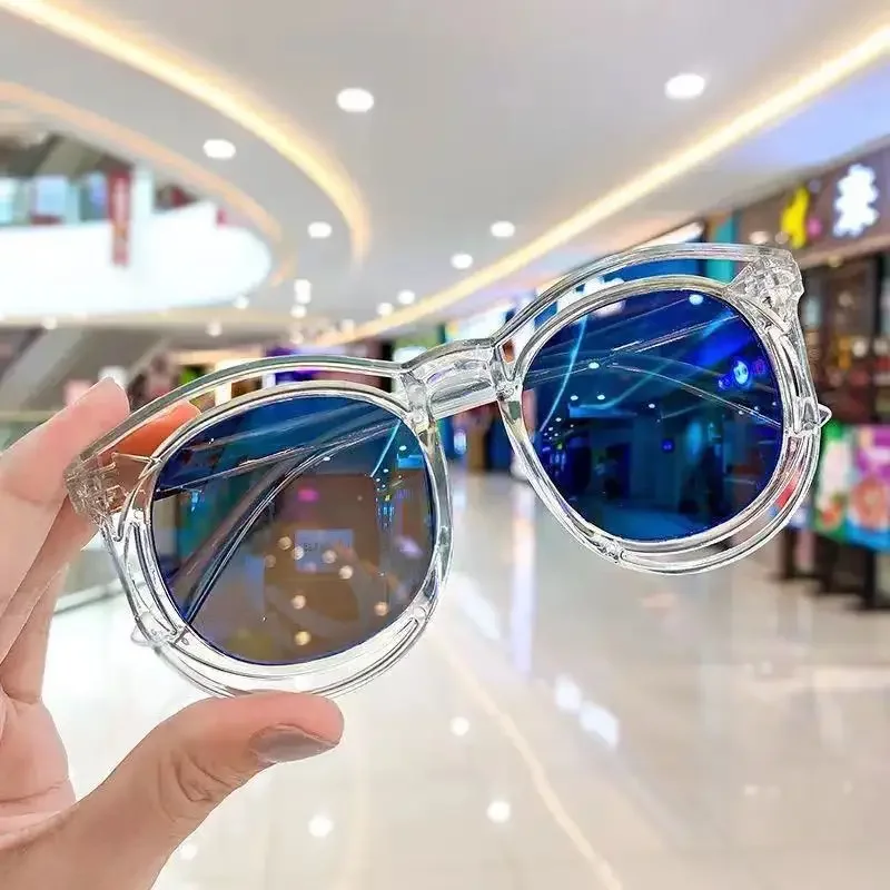 New Fashion Kids Sunglasses Square Children Sunglasses Boy Girl Stylish Goggles Baby Student Eyeglasses Party Eyewear UV400 kids sunglasses