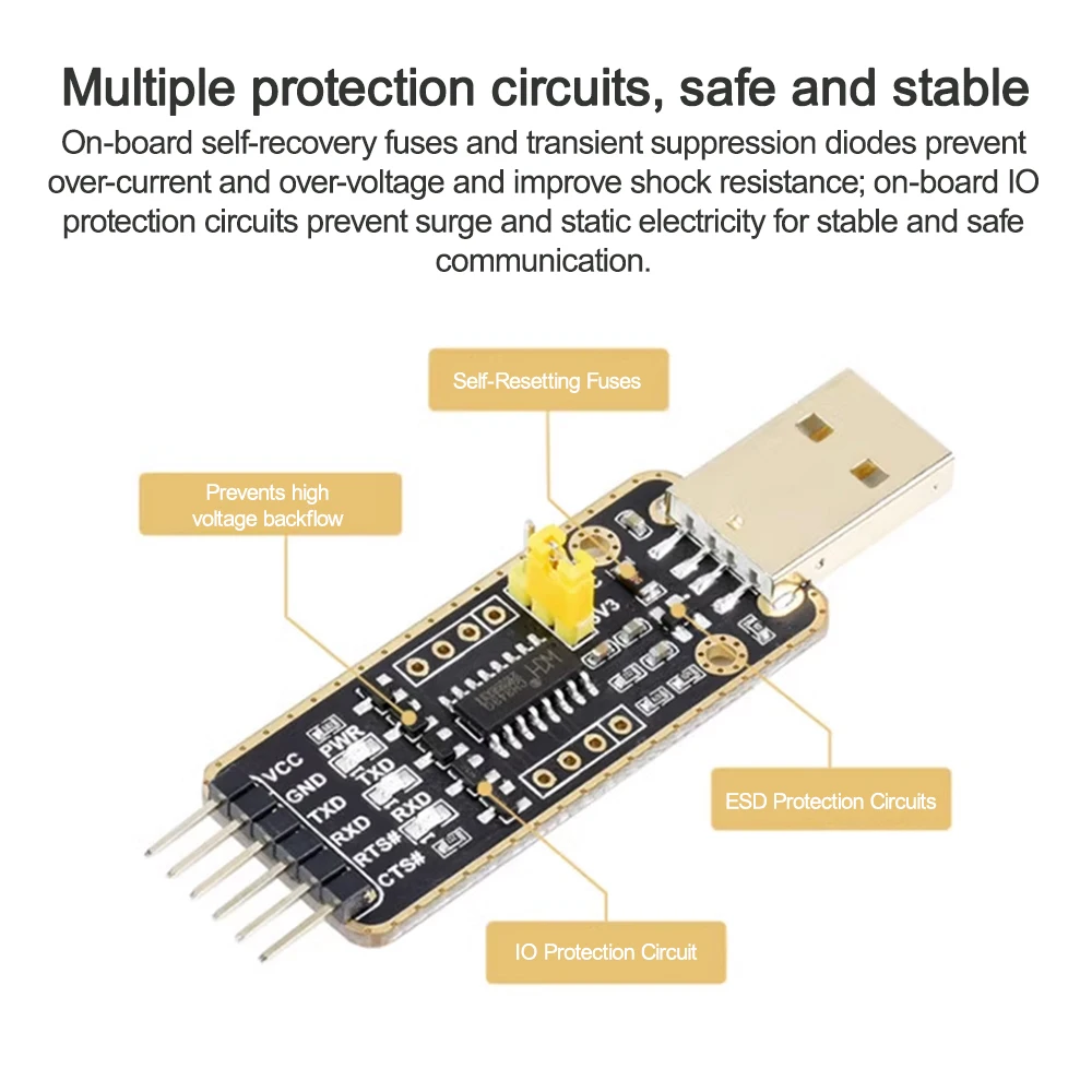 USB to Uart TTL  CH343G Ĩ, 6MBPS  ȣ,   6Pn  ȯ , Win7/8/10/11