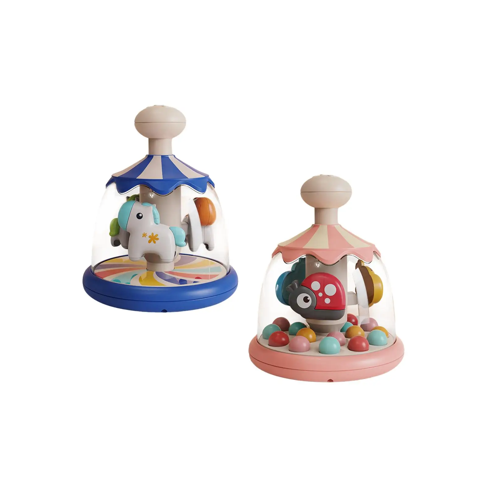 Baby Press Carousel Toy Exercise Coordination Skills Holiday Gifts Hand