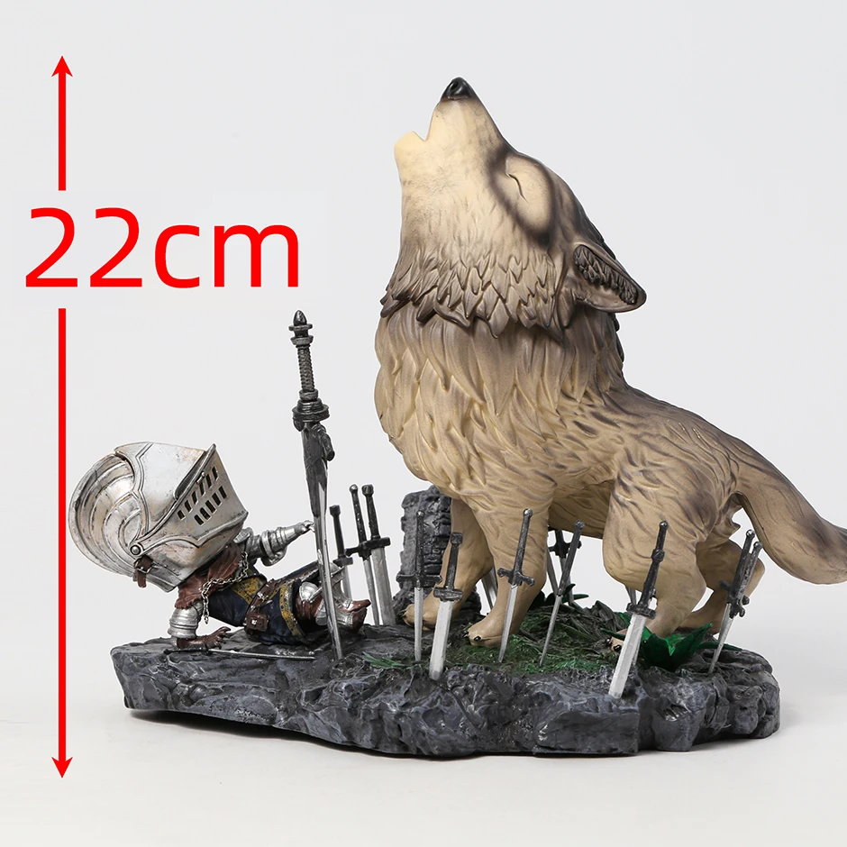 ゲームキャラクター Dark Souls Grey Wolf Schiff Figure Dark Souls: The Great Grey Wolf SIF SD by First 4 Figures