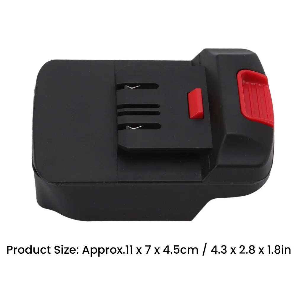 ABS Material Battery Adapter Durable Universal 18V to 20V Converter Short Circuit Protection Portable Battery Adapter