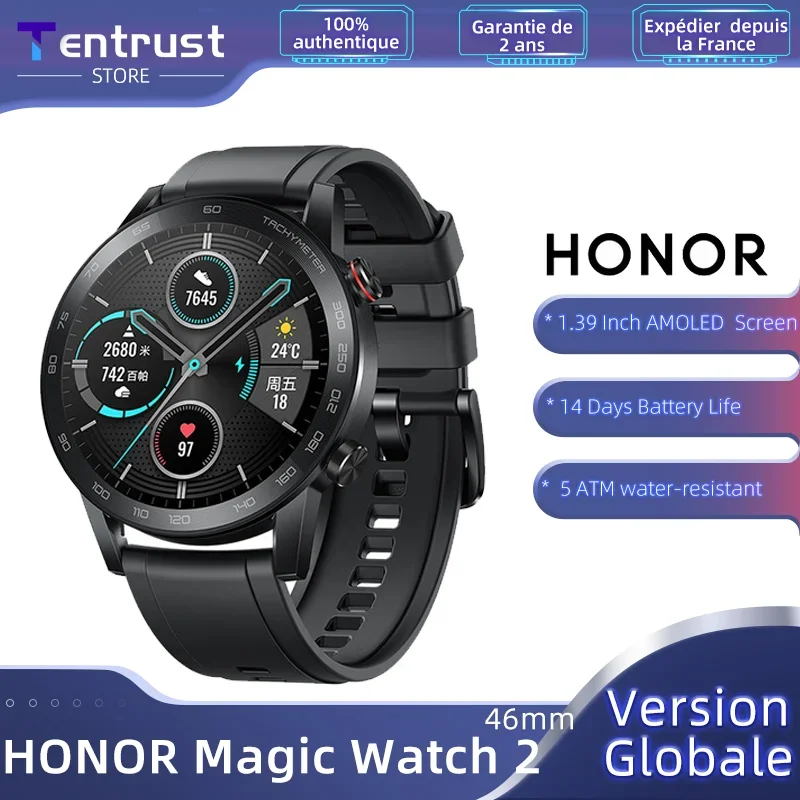 Honor Magic Watch 2 Smart Watch Bluetooth 5.1 Smartwatch Ossigeno Nel Sangue 14 Giorni Impermeabile Magicwatch 2 Amoled 5Atm