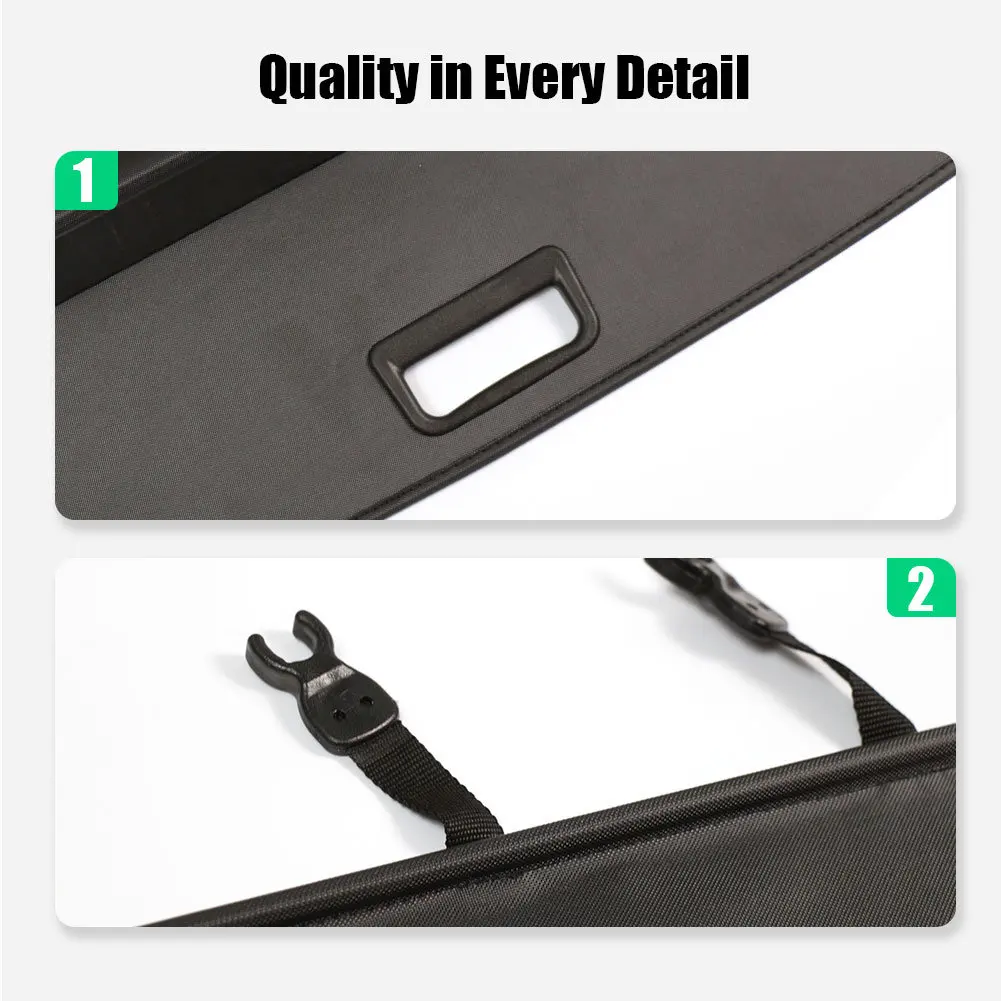 SUV Cargo Cover Retractable Car Trunk Cover for Subaru Outback 2015-2019